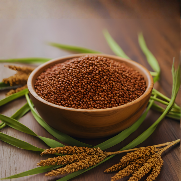 GudVow premium ragi millet grains 